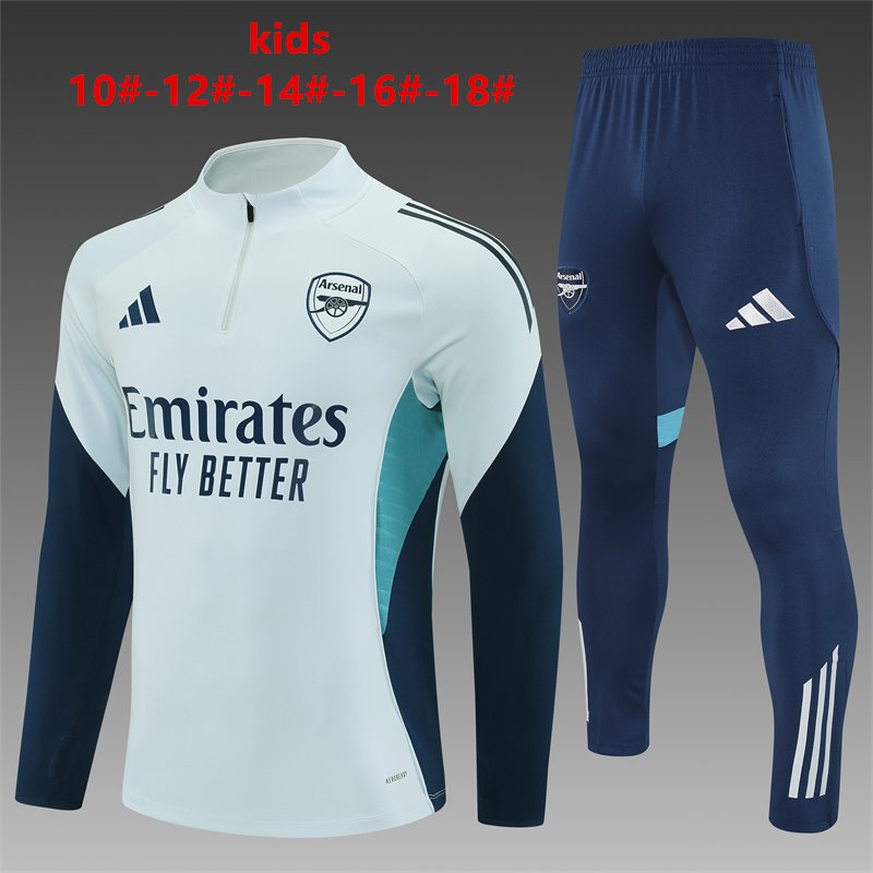 Kids Arsenal 25/26 Tracksuit - Light Blue